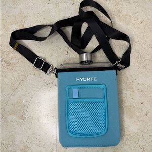 HYDRTE Teal Crossbody Water Bottle Carrier